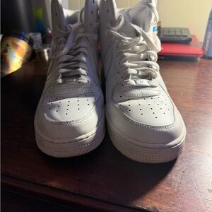 Nike Men's White High-Top Sneakers